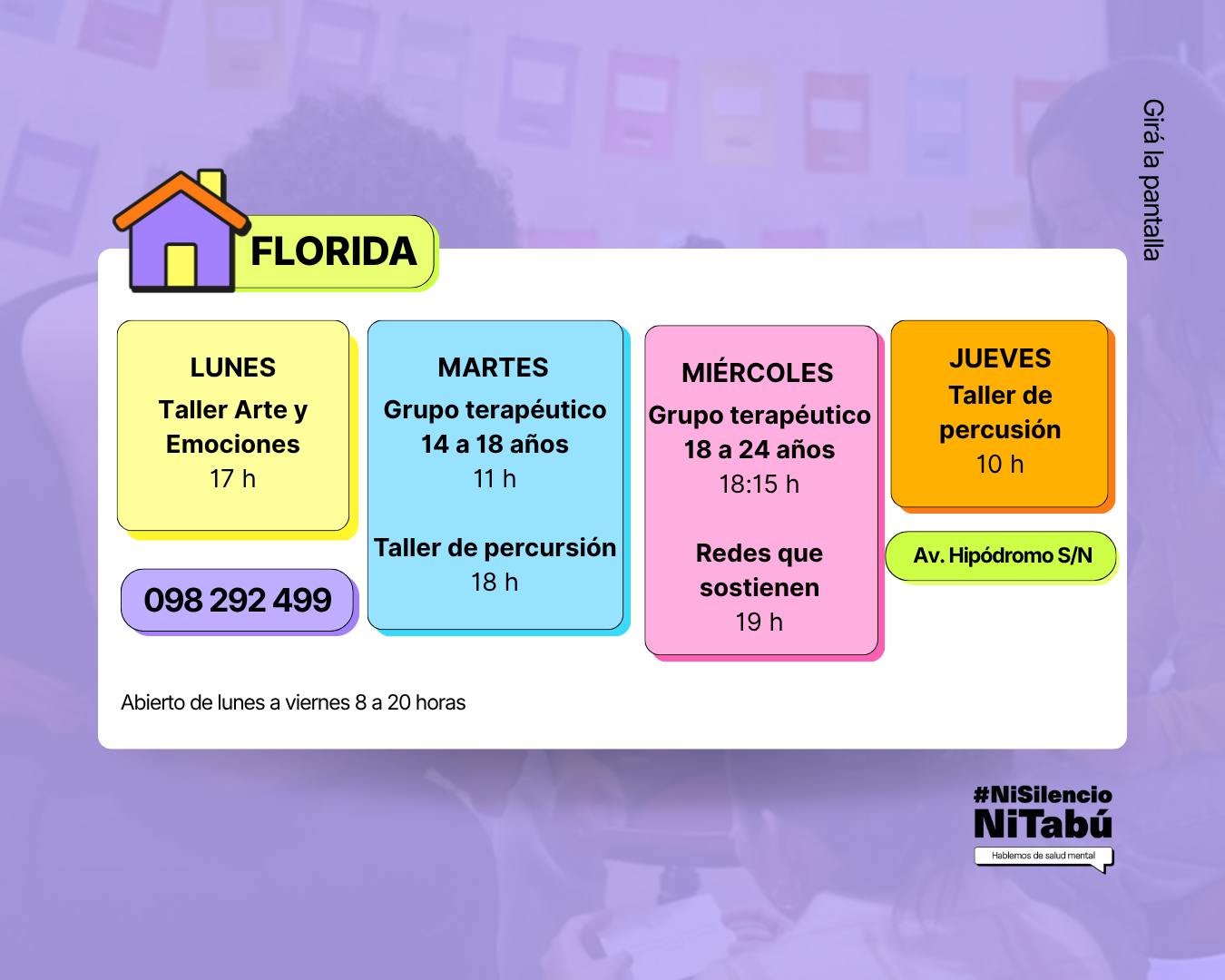 Calendario de actividades