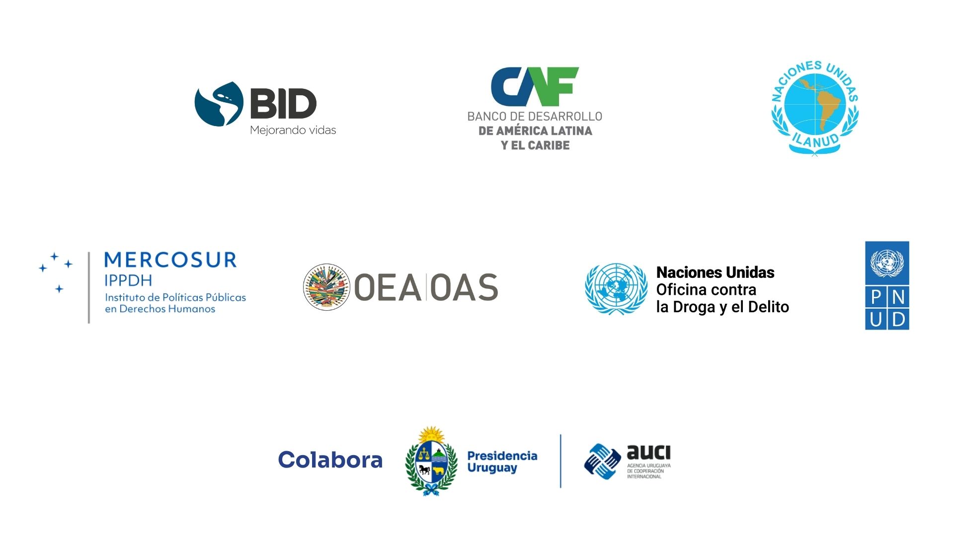 Logos de agencias que integran el CIOC