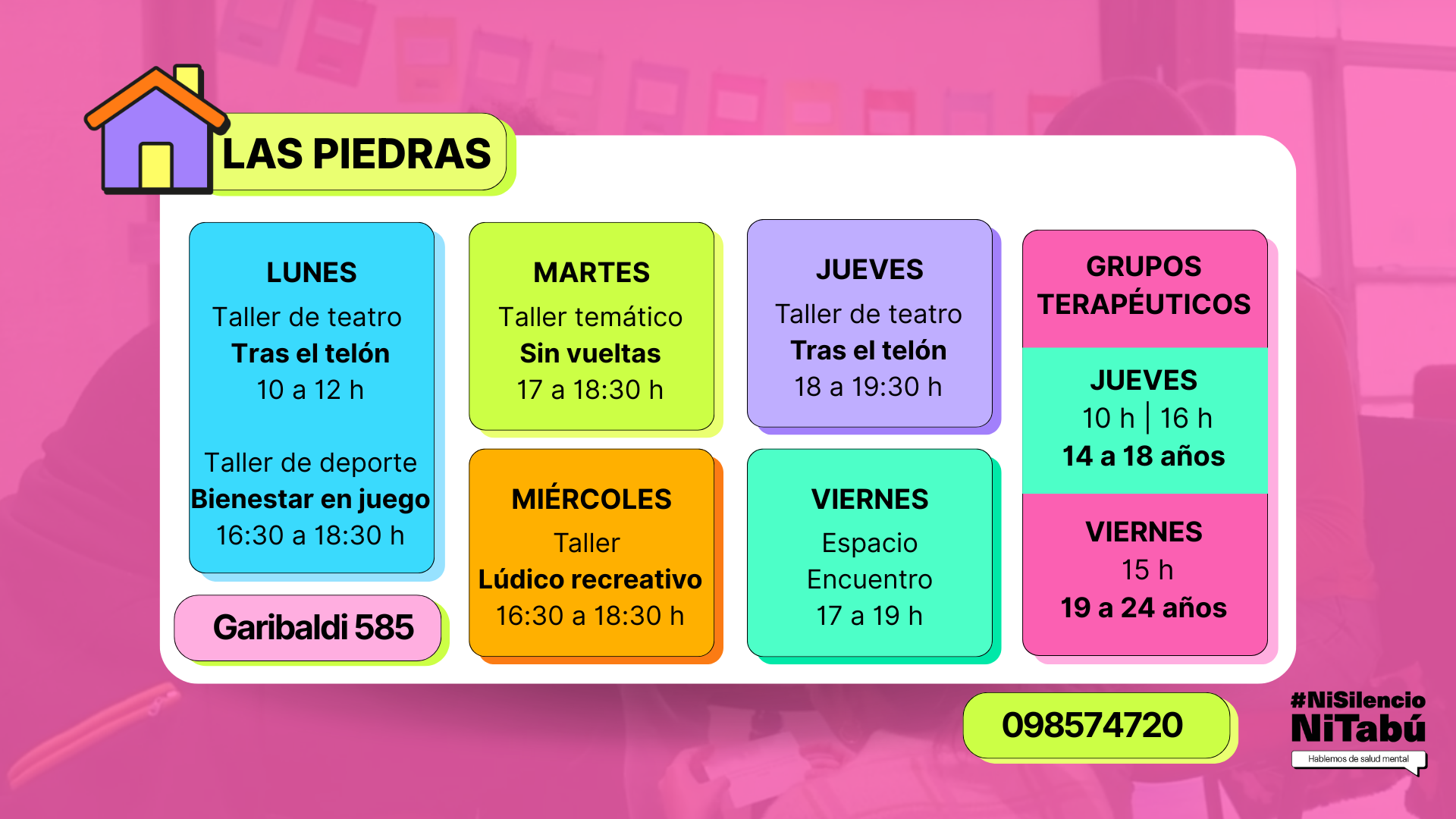 Calendario de talleres