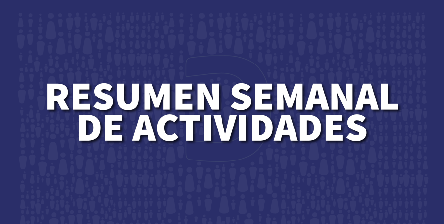 Banner con el título "Resumen Semanal de Actividades"