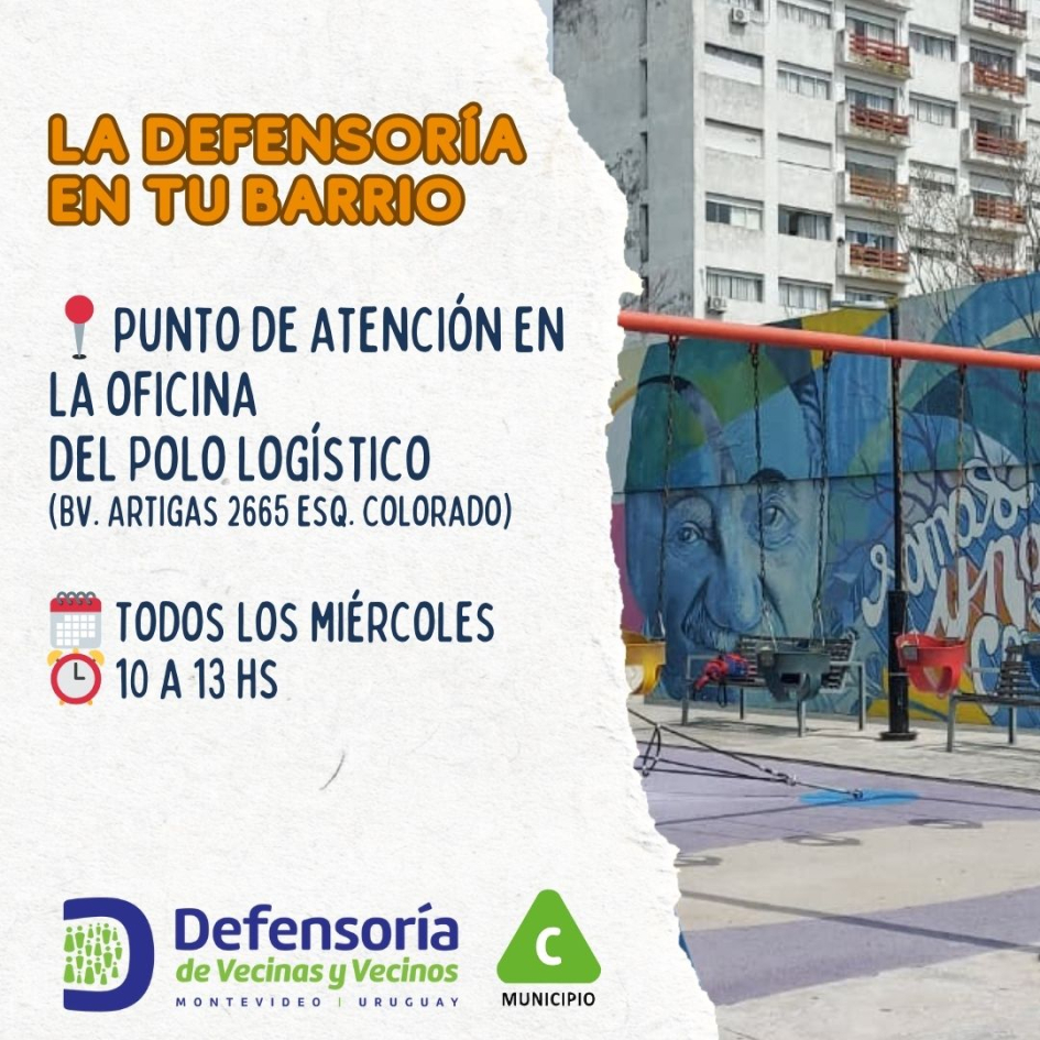 Placa de atención en el Municipio C