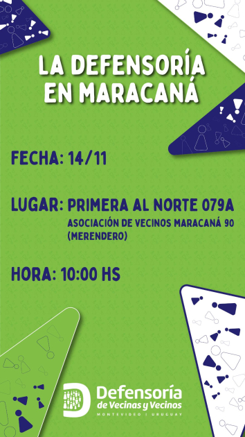 Placa de Defensoría en tu Barrio