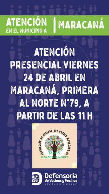 Placa de invitación a la atención en Maracaná