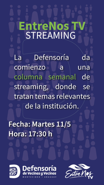 Placa de invitación al streaming