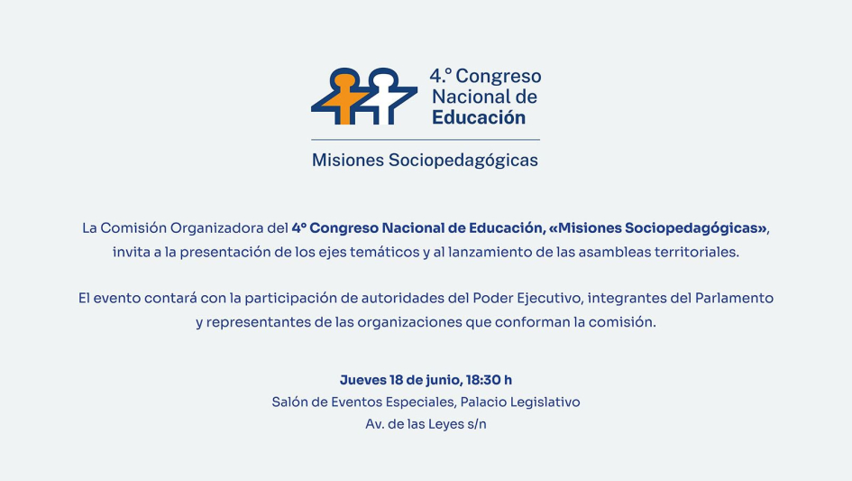 Invitación con los mismos datos del texto.