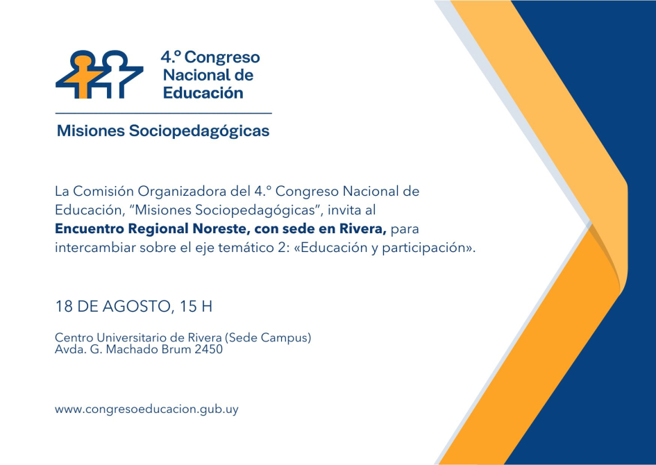 Invitación con los mismos datos del texto.