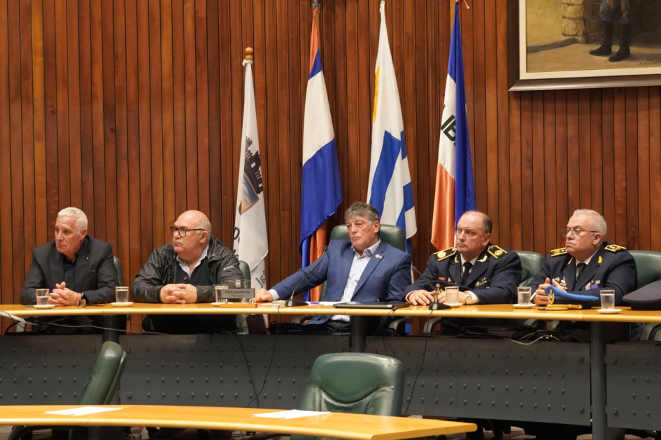 labor de la Policía de Maldonado por su trabajo en seguridad pública