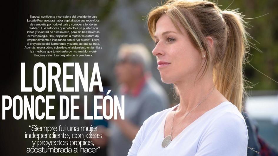 Lorena Ponce de León acerca de Sembrando en la revista Gente
