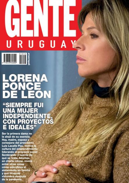 Lorena Ponce de León en la tapa de la revista Gente