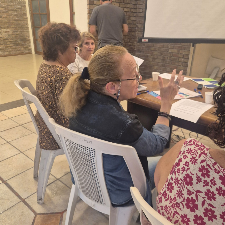 Actividad con papelógrafo 