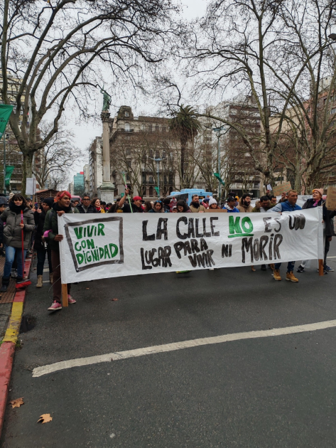 Foto de la marcha de calle