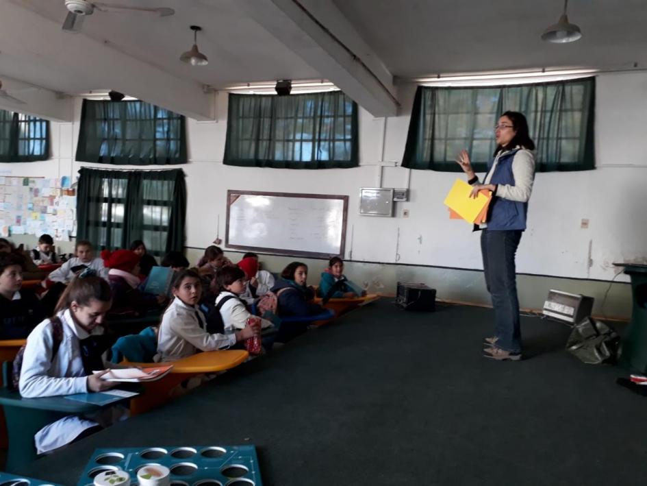 Charla en escuelas