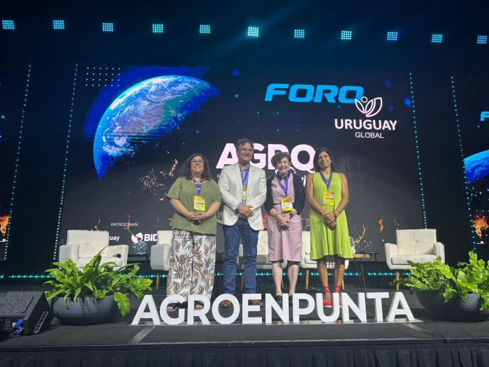 Sara Goldberg, Pam Marrone, Gerardo Marchesini y Lucía Basso