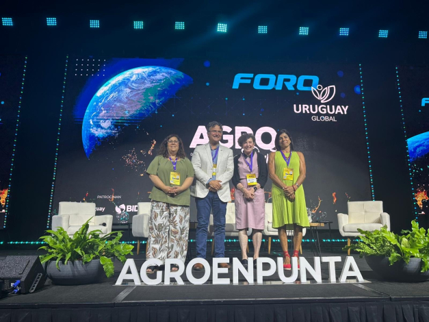 Sara Goldberg, Pam Marrone, Gerardo Marchesini y Lucía Basso