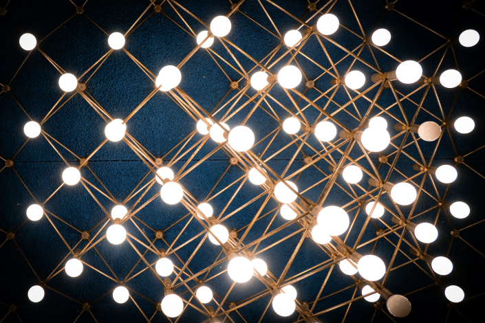 Red de luces