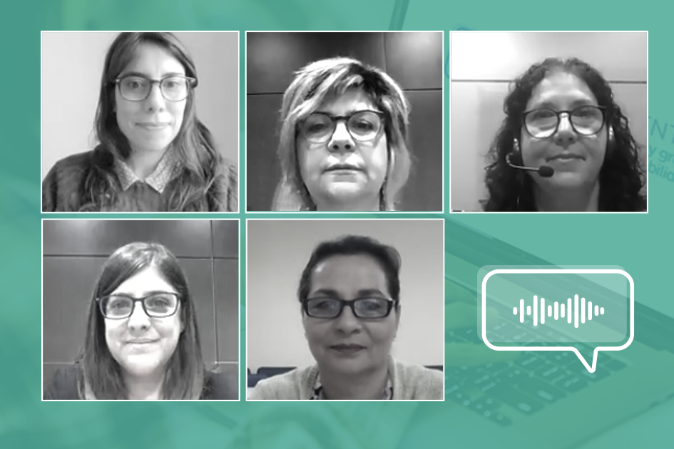 Lilian González, Rossana Gienocchio, Graciela Romero, Paula Saravia y Ana Quesada Lilian González, Rossana Gienocchio, Graciela Romero, Paula Saravia y Ana Quesada