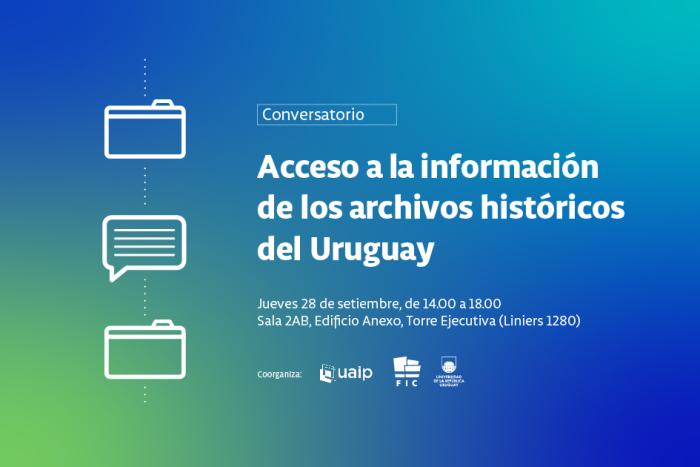 Conversatorio: Acceso a la información de los archivos históricos del Uruguay.