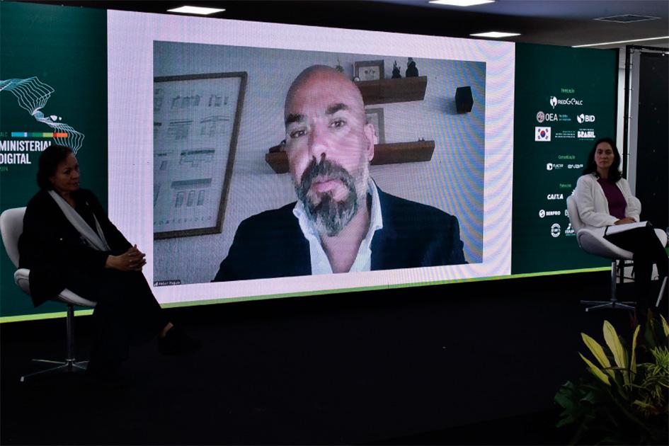Hebert Paguas, director ejecutivo de Agesic. Hebert Paguas, director ejecutivo de Agesic participando en la Red Gealc
