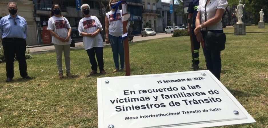 Acto en memoria de las Víctimas del Tránsito en Canelones