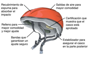 Características del casco