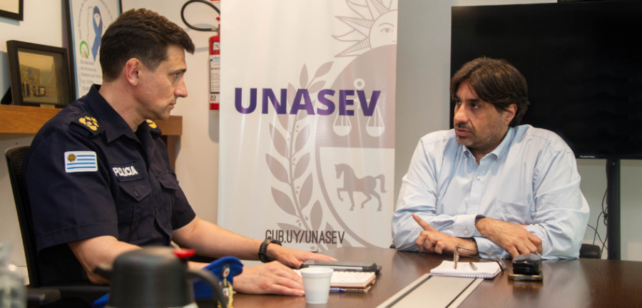 Comisario General Alfredo Clavijo y Marcelo Metediera