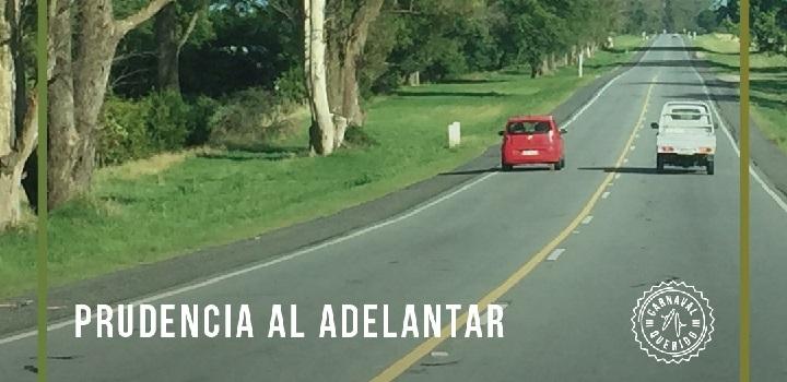 imagen de posteo sobre adelantamientos correctos en ruta