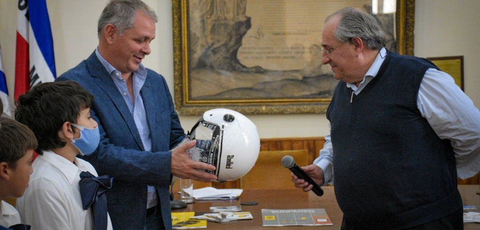 Intendente Guillermo López y Alejandro Draper (foto IDFlorida) Intendente Guillermo López y Alejandro Draper (foto IDFlorida)