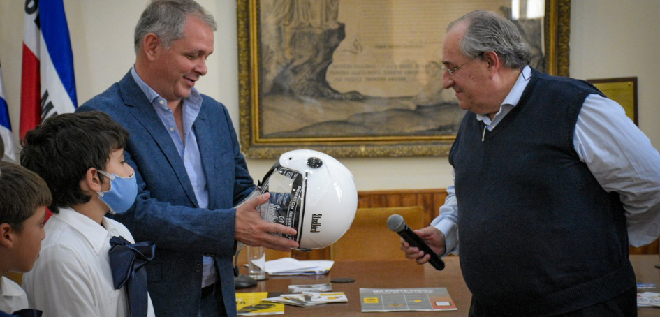 Intendente Guillermo López y Alejandro Draper (foto IDFlorida)