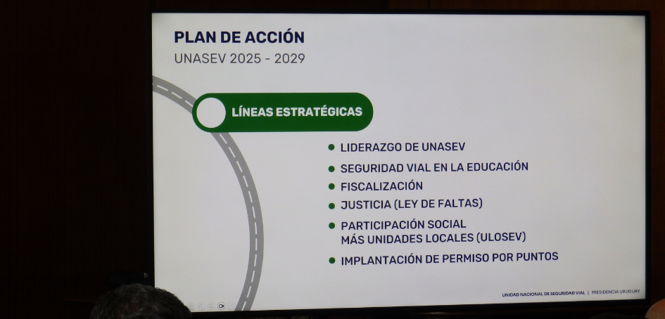 Imagen del Plan de Acción de Unasev para la implementación del Permiso por Puntos