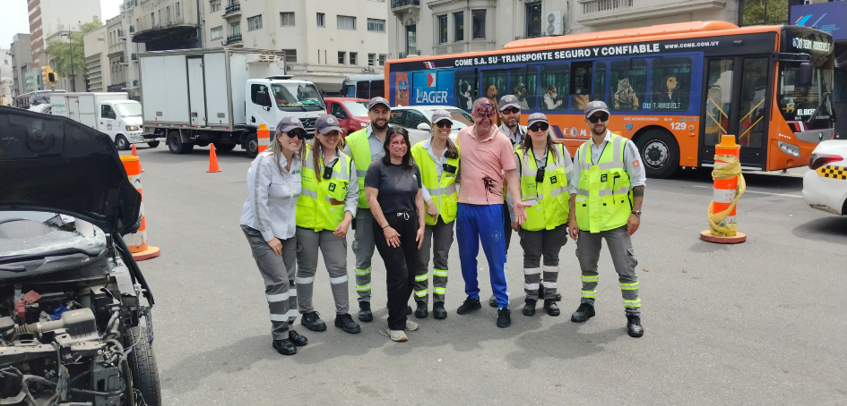 Equipo de Tránsito de la Intendencia de Montevideo