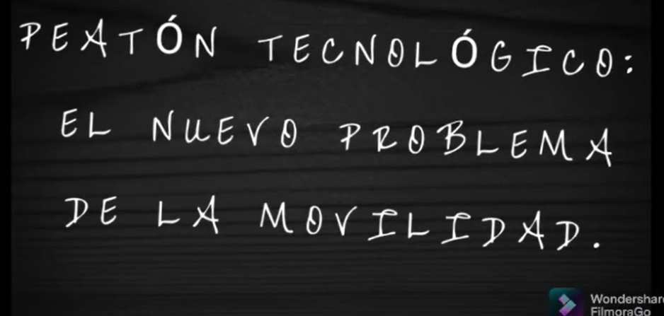 Peatón tecnológico Peatón tecnológico