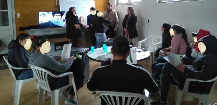Instancia de Taller con jóvenes de INISA Instancia de Taller con jóvenes de INISA
