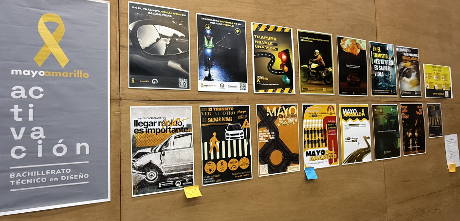 Galería de afiches trabajados y producidos desde el Bachillerato de Diseño