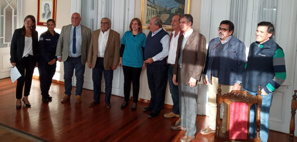 Integrantes de ULOSEV Río Negro recientemente conformada Integrantes de ULOSEV Río Negro recientemente conformada