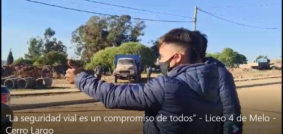 Estudiantes de liceo 4 de Melo - Cerro Largo, en trabajo de cortos audiovisuales Estudiantes de liceo 4 de Melo - Cerro Largo, en trabajo de cortos audiovisuales