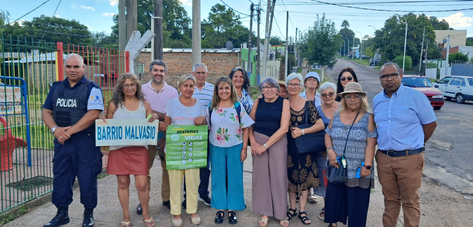 Visita a ULOSEV de barrio Malvasio