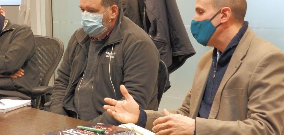 Ramiro Xaubet y Pablo Acosta, Seguridad y Salud Ocupacional, y Transporte de Montes del Plata respectivamente Ramiro Xaubet y Pablo Acosta, Seguridad y Salud Ocupacional, y Transporte de Montes del Plata respectivamente
