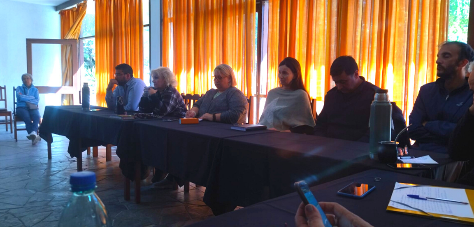 Vista parcial de reunión de ULOSEV en Salinas - Canelones