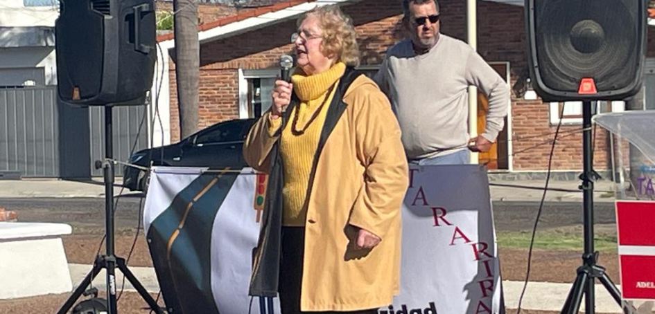 Mabel Tagliafico haciendo uso de la palabra Mabel Tagliafico haciendo uso de la palabra