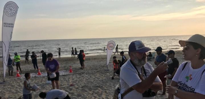 Activación de Prevención en Movimiento en las arenas de Playa Pascual de San José