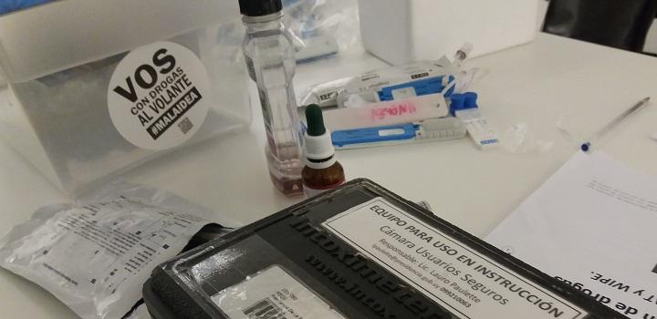 Elementos de los kits para controlar drogas Elementos de los kits para controlar drogas