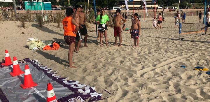 Activación de Prevención en Movimiento en las arenas de Playa Ramírez de Montevideo