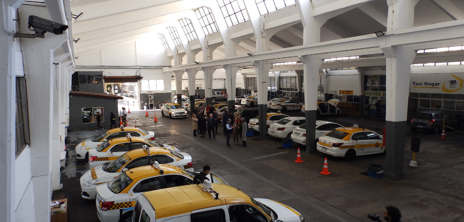Vista general de planta de estacionamiento interna de CPATU