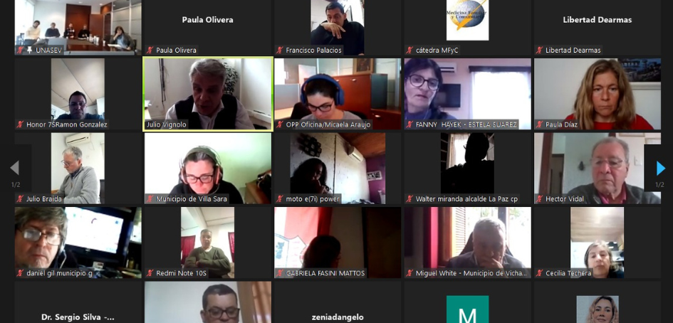 Participantes del Curso virtual