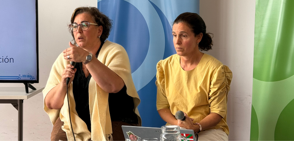 Exposición Teletón Lic. en Psicología, Mariela Camino y la Lic. en Terapia Ocupacional, Magdalena Oehninger, integrante