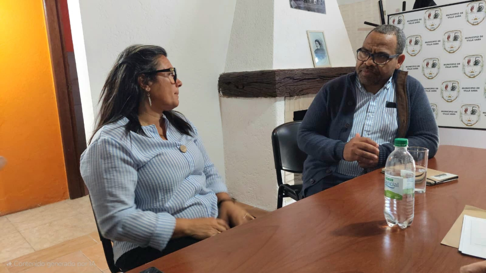 Reunión con la alcaldesa Larrañaga Reunión con la alcaldesa Larrañaga