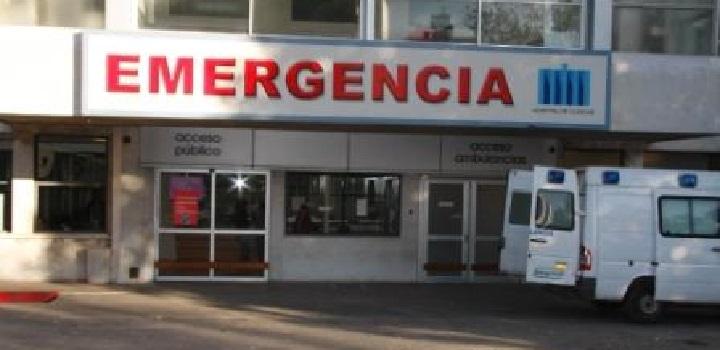 Fachada del Área de Emergencias del Hospital de Clínicas