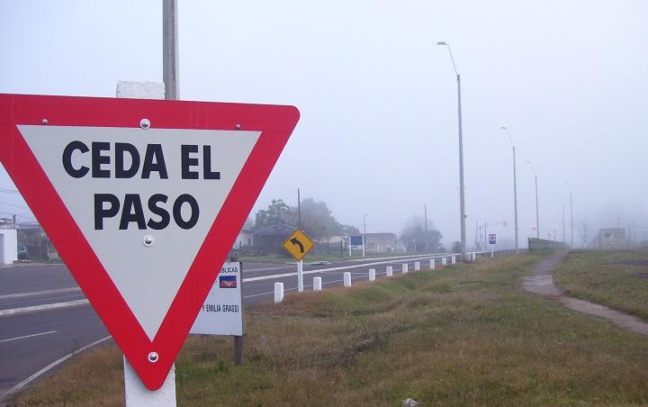 señales verticales en ruta