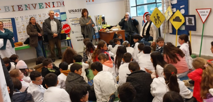Unasev en San Luis en el marco de Mayo Amarillo