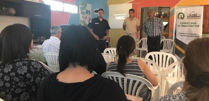 Intervención de ULOSEV Tacuarembó en Escuela de Seguridad Ciudadana